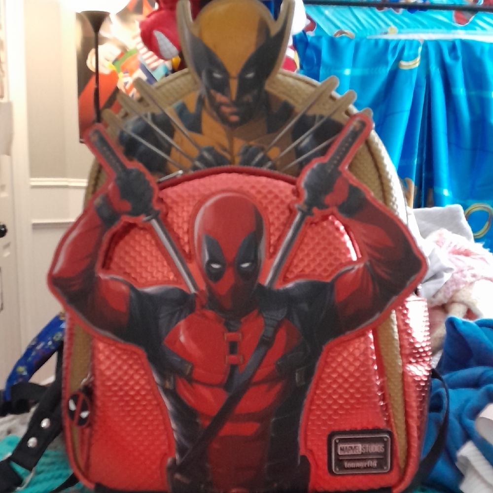 Loungefly Marvel Deadpool/Wolverine Mini Backpack